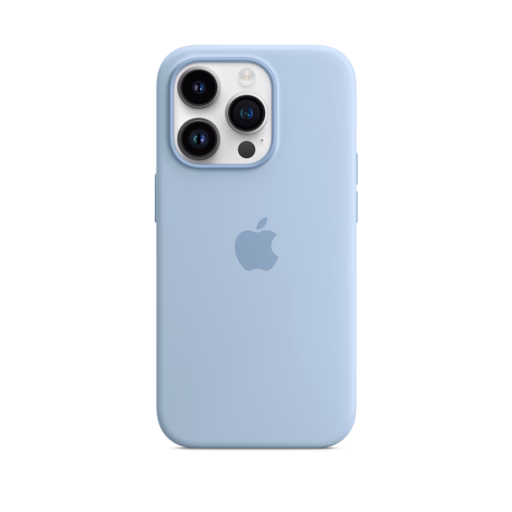 iPhone 14 Pro Silicone Case with MagSafe — Sky