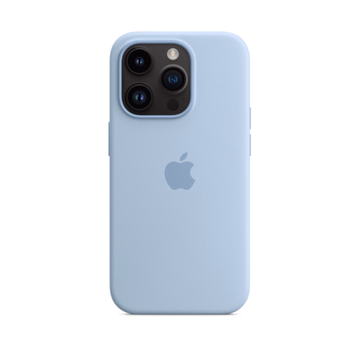 iPhone 14 Pro Silicone Case with MagSafe — Sky