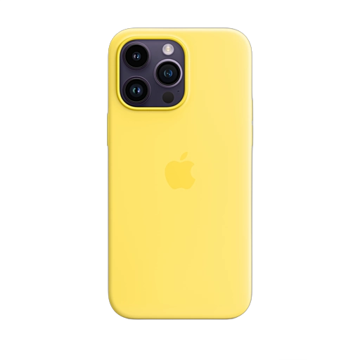iPhone 14 Pro Max Silicone Case — Canary Yellow