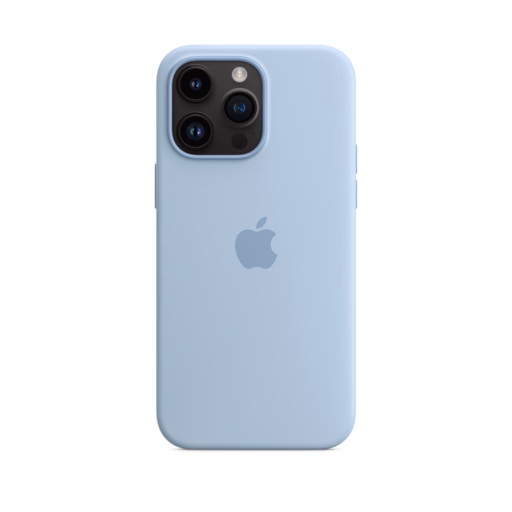 iPhone 14 Pro Max Silicone Case with MagSafe — Sky