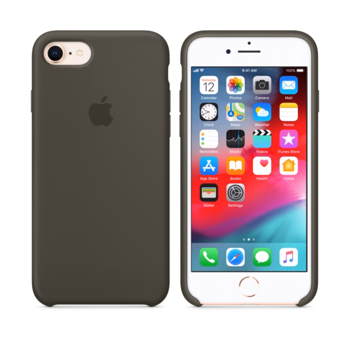 iPhone 8 / 7 Silicone Case — Dark Olive