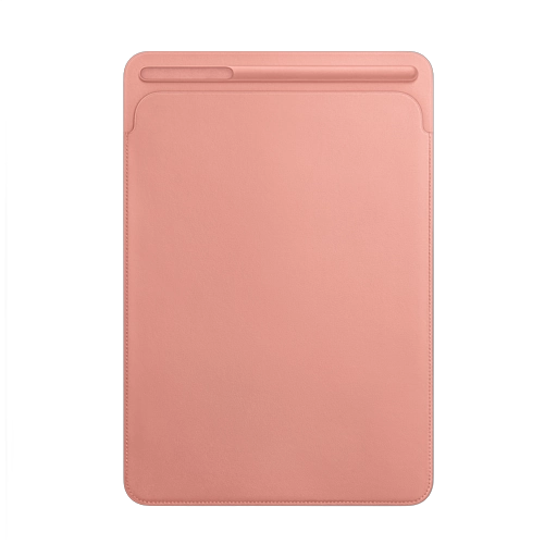 Soft Pink Leather Sleeve