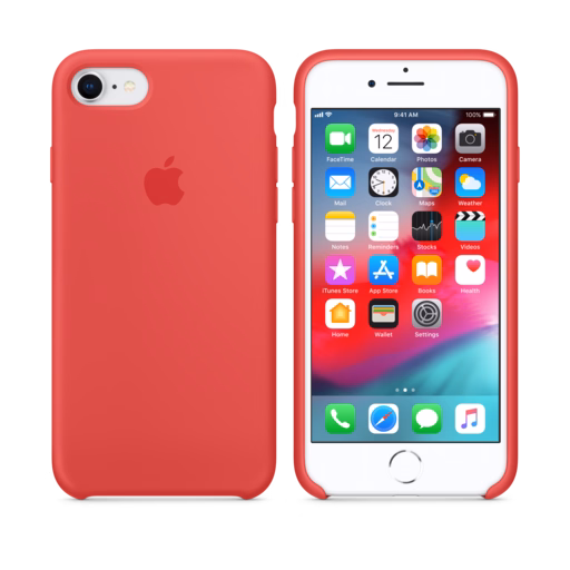 iPhone 8 / 7 Silicone Case — Red Raspberry