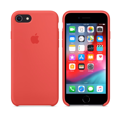 iPhone 8 / 7 Silicone Case — Red Raspberry