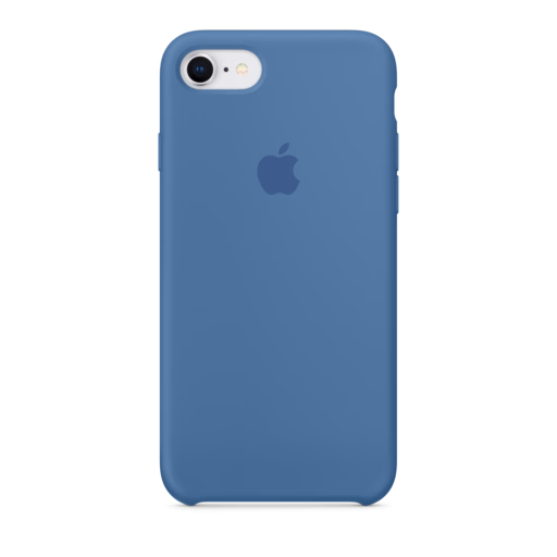 iPhone 7-8 Silicone Case — Denim Blue