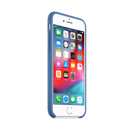 iPhone 8 / 7 Silicone Case — Denim Blue