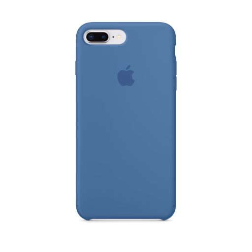 iPhone 7-8 Plus Silicone Case — Denim Blue