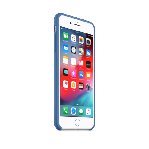 iPhone 8 Plus / 7 Plus Silicone Case — Denim Blue