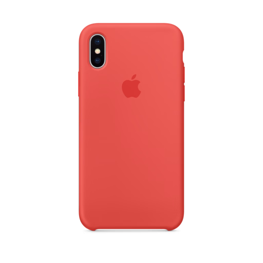 iPhone X Silicone Case — Red Raspberry