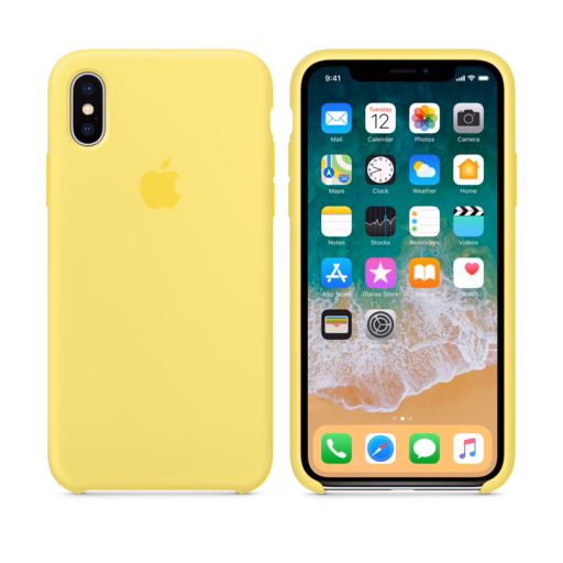 iPhone X Silicone Case — Lemonade
