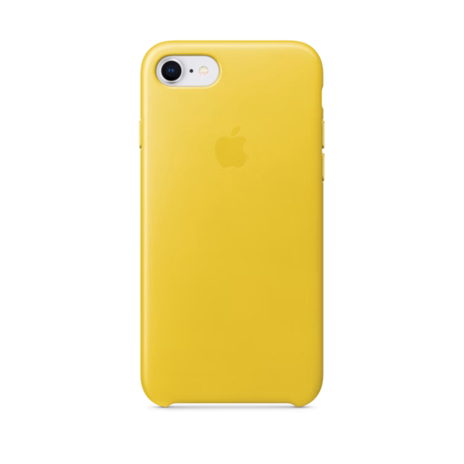 iPhone 7-8 Leather Case — Spring Yellow