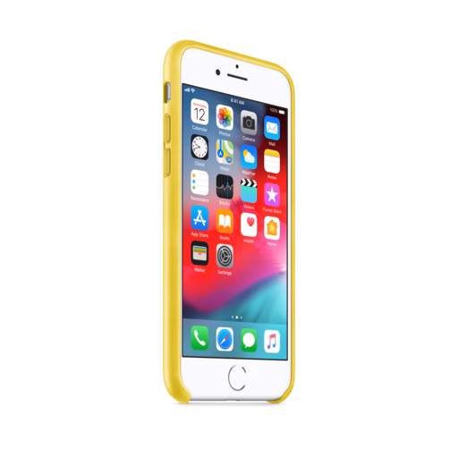 iPhone 8 / 7 Leather Case — Spring Yellow