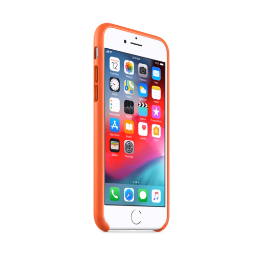 iPhone 8 / 7 Leather Case — Bright Orange