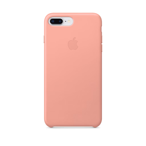 iPhone 7-8 Plus Leather Case — Soft Pink