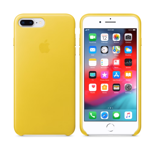 iPhone 8 Plus / 7 Plus Leather Case — Spring Yellow