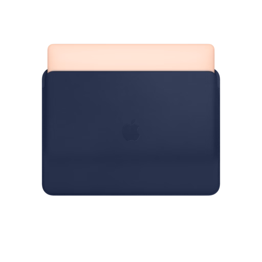 Leather Sleeve for 13″ MacBook Pro — Midnight Blue