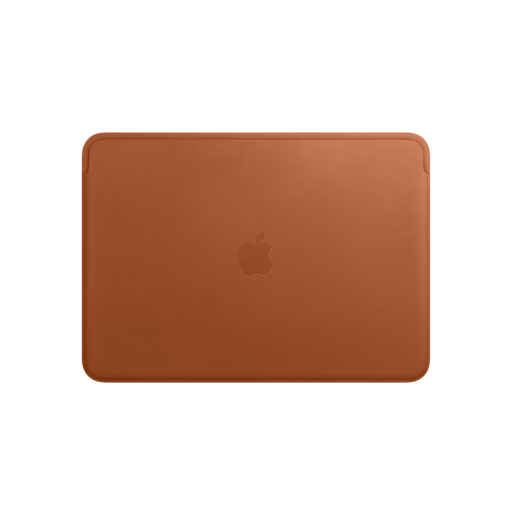 Leather Sleeve for 13″ MacBook Pro — Saddle Brown