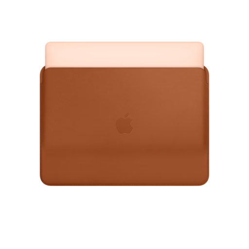 Leather Sleeve for 13″ MacBook Pro — Saddle Brown