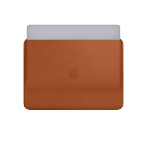 Leather Sleeve for 13″ MacBook Pro — Saddle Brown