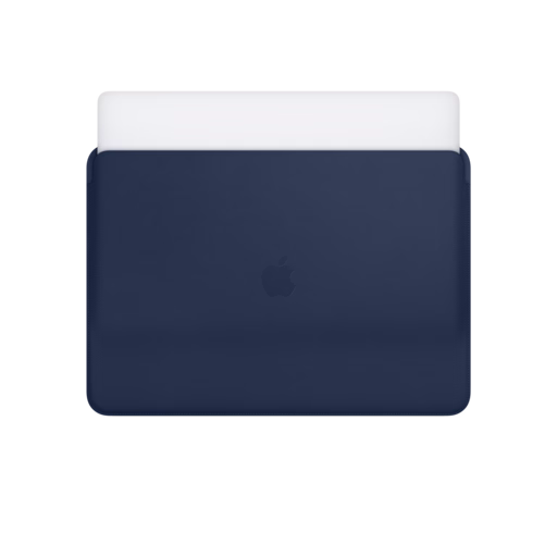 Leather Sleeve for 15″ MacBook Pro — Midnight Blue