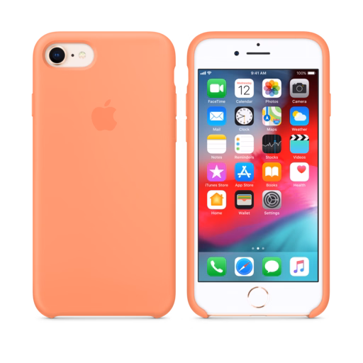 iPhone 8 / 7 Silicone Case — Peach