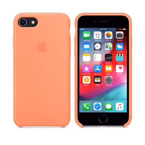iPhone 8 / 7 Silicone Case — Peach