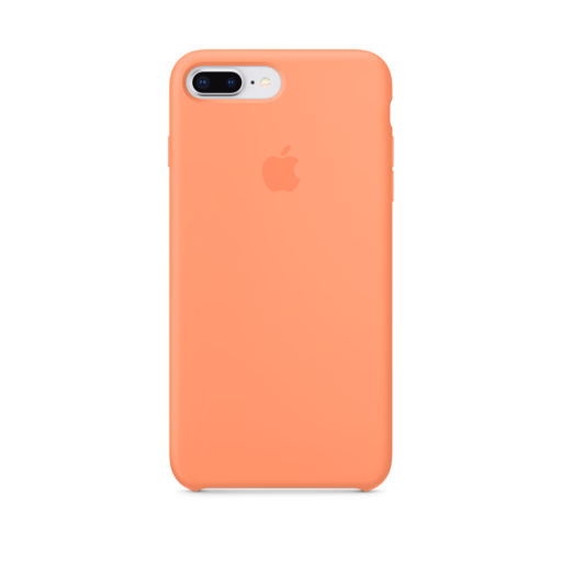 iPhone 7-8 Plus Silicone Case — Peach