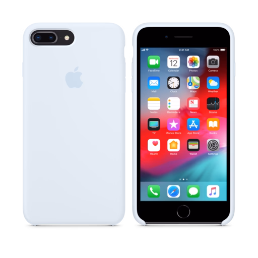 iPhone 8 Plus / 7 Plus Silicone Case — Sky Blue