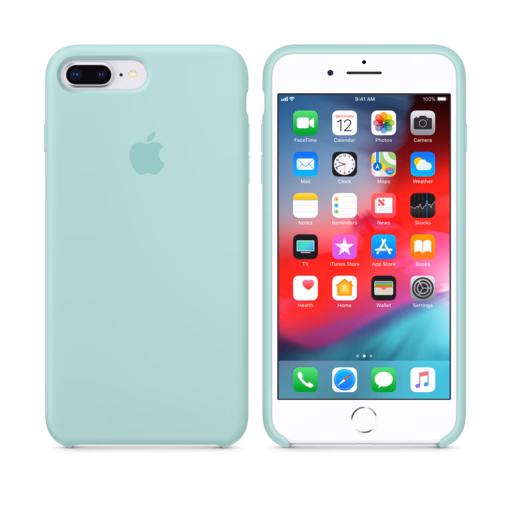iPhone 8 Plus / 7 Plus Silicone Case — Marine Green