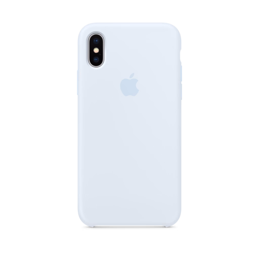 iPhone X Silicone Case — Sky Blue