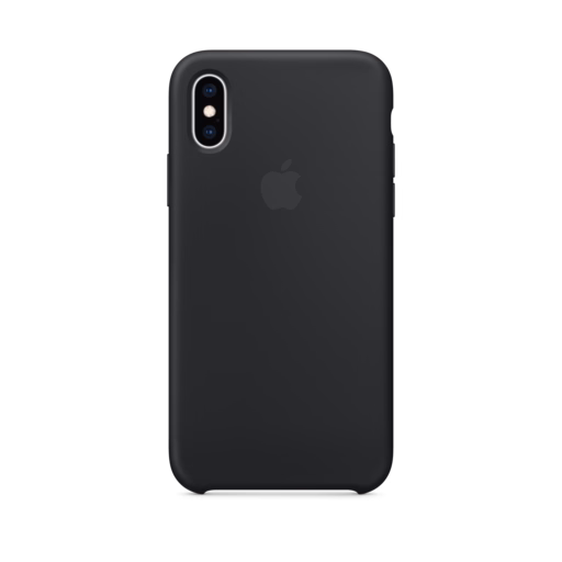 iPhone XS Silicone Case — Black