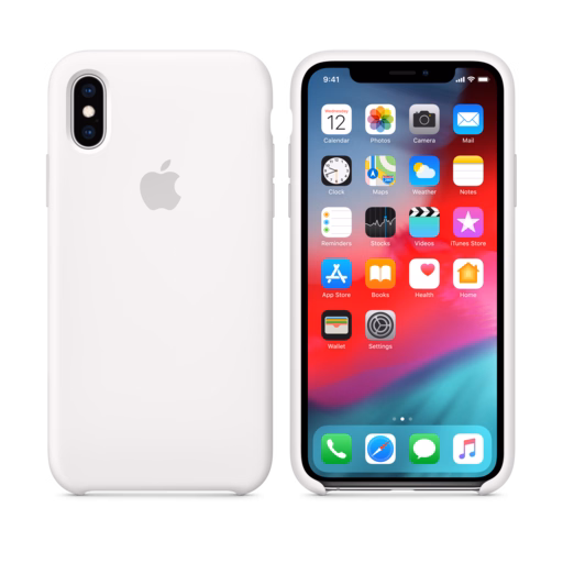 iPhone XS Silicone Case — White