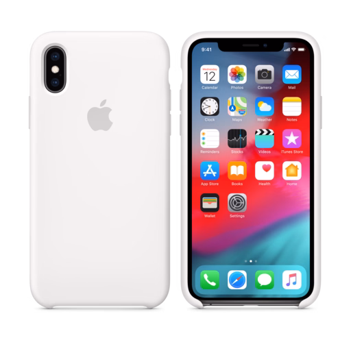 iPhone XS Silicone Case — White