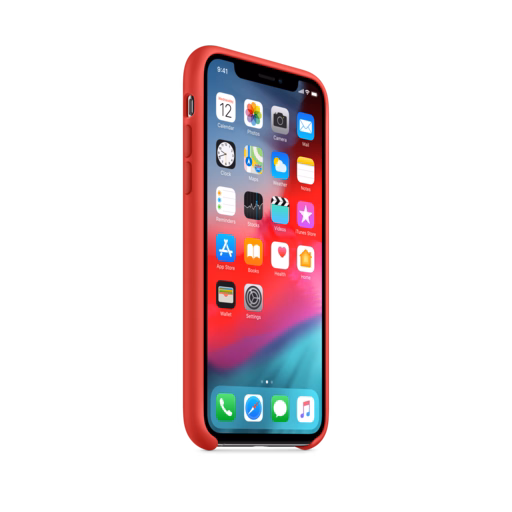 iPhone XS Silicone Case — (PRODUCT)RED