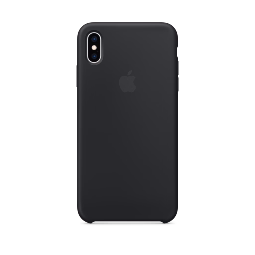 iPhone XS Max Silicone Case — Black