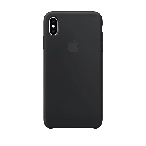 iPhone XS Max Silicone Case — Black