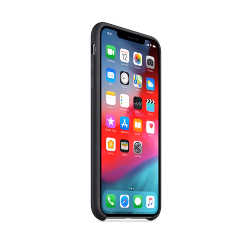 iPhone XS Max Silicone Case — Black