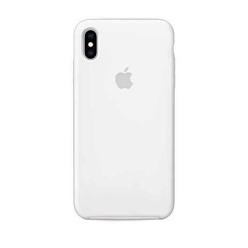 iPhone XS Max Silicone Case — White