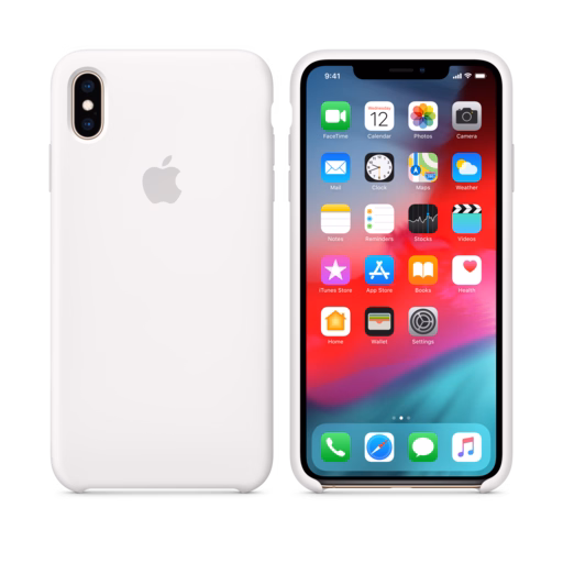 iPhone XS Max Silicone Case — White