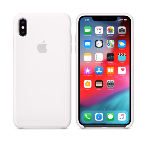 iPhone XS Max Silicone Case — White