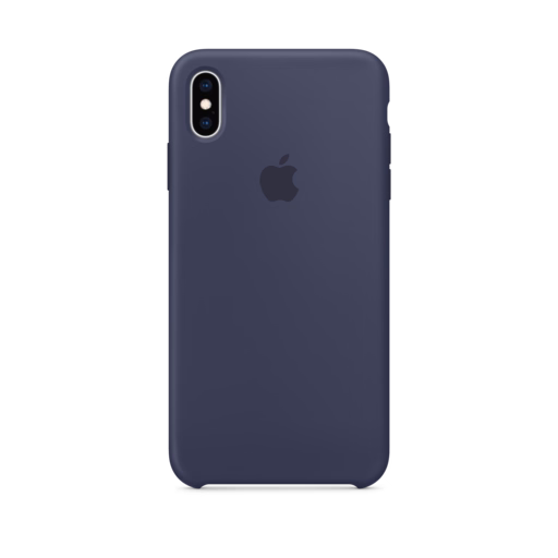 iPhone XS Max Silicone Case — Midnight Blue
