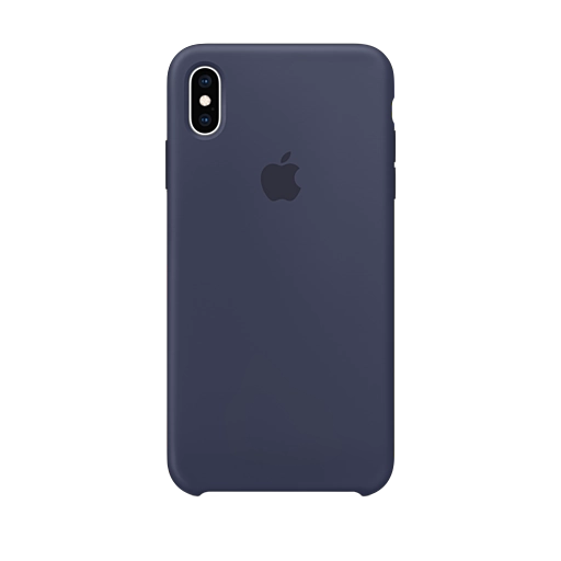 iPhone XS Max Silicone Case — Midnight Blue