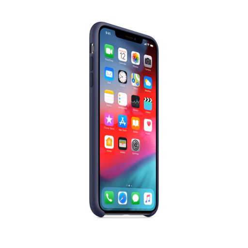 iPhone XS Max Silicone Case — Midnight Blue