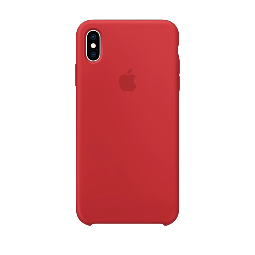 iPhone XS Max Silicone Case — (PRODUCT)RED