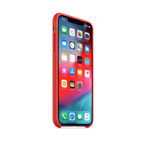 iPhone XS Max Silicone Case — (PRODUCT)RED