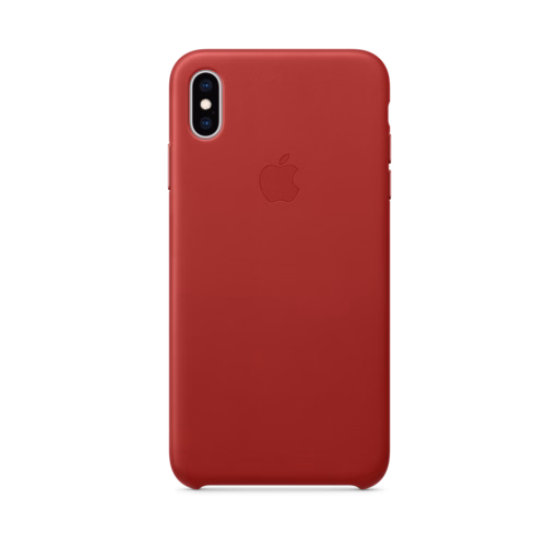 iPhone XS Max Leather Case — PRODUCT(RED)