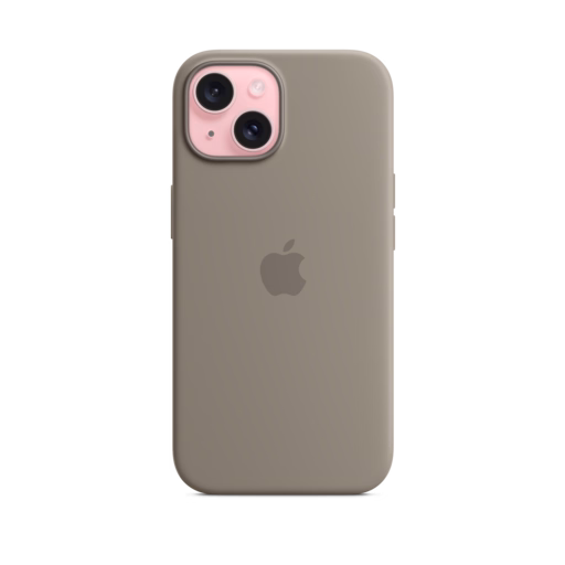 iPhone 15 Silicone Case with MagSafe — Clay