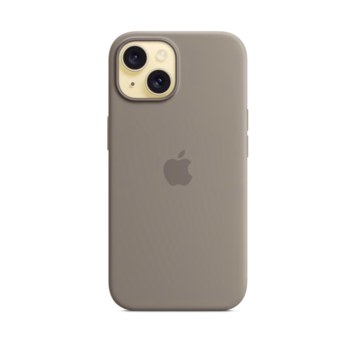 iPhone 15 Silicone Case with MagSafe — Clay