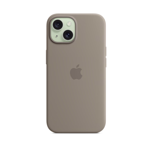 iPhone 15 Silicone Case with MagSafe — Clay