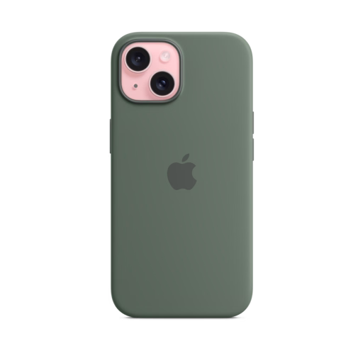 iPhone 15 Silicone Case with MagSafe — Cypress